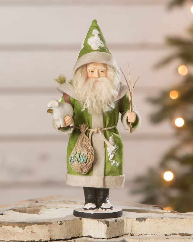 Santa in Green, Small